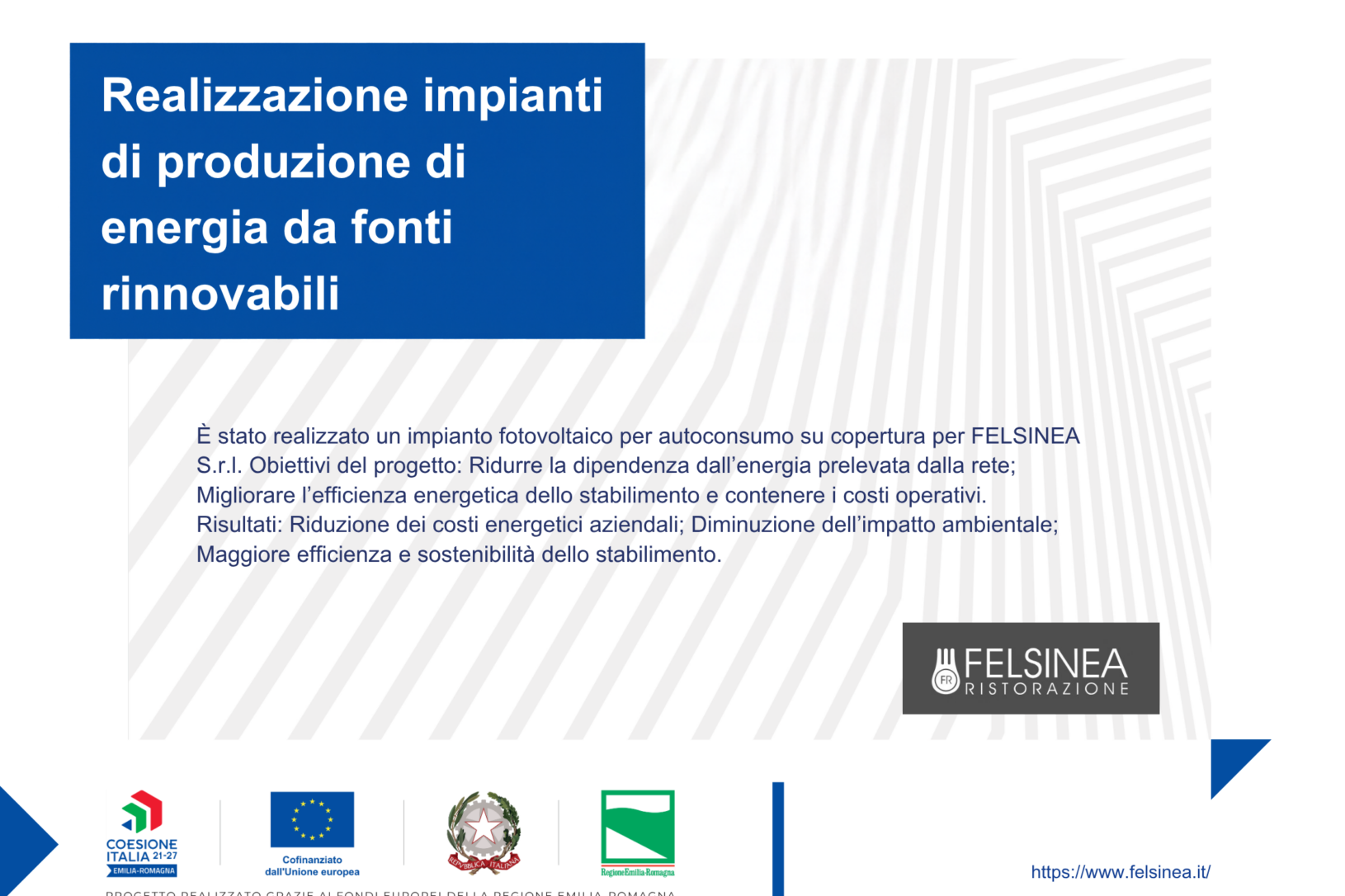 Nuovo impianto fotovoltaico Nuovo impianto fotovoltaico