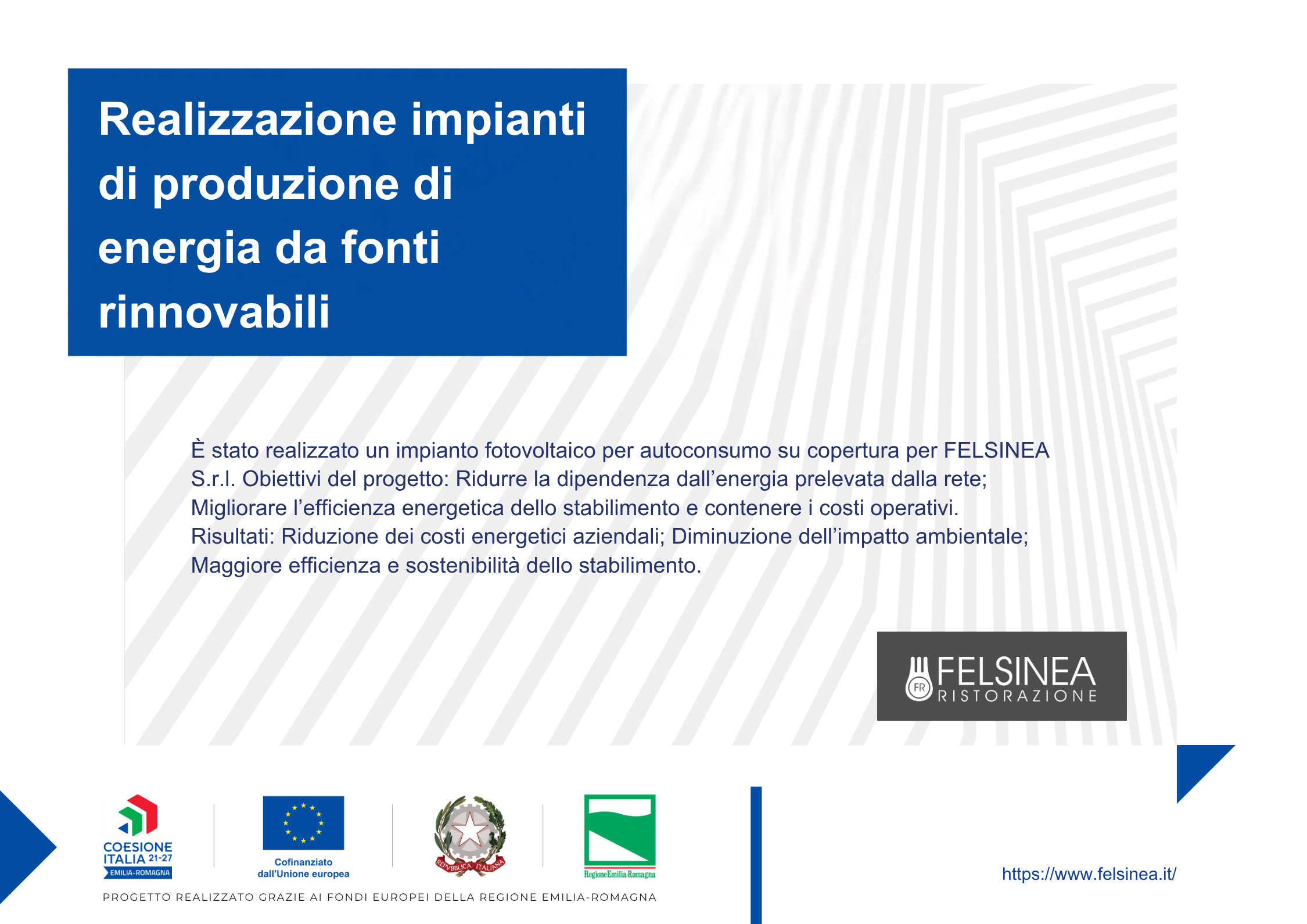 Nuovo impianto fotovoltaico